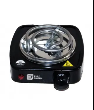 Печка для розжига угля Euro Shisha ECS-4 (black) (ЕШ)