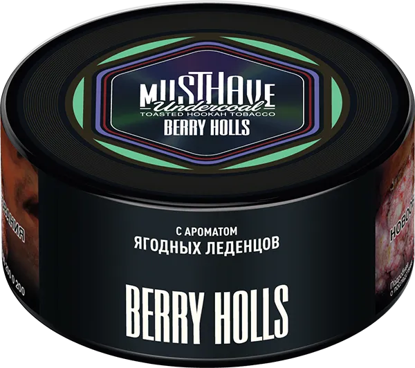 Табак Must Have 125 гр - Berry Holls (ЯГОДНЫЕ ЛЕДЕНЦЫ)