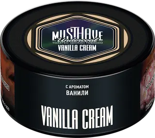 Табак Must Have 125 гр - Vanilla Cream (ВАНИЛЬНЫЙ КРЕМ)