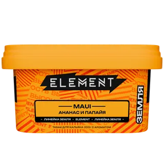 Табак - "Элемент" Maui ( с ароматом АНАНАС ПАПАЙЯ ) "Земля" 200гр