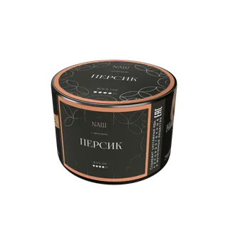 Табак для кальяна "NАШ BLACK" - Персик, банка, 40гр