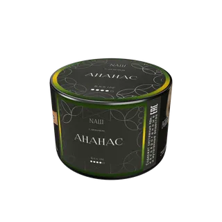 Табак для кальяна "NАШ BLACK" - АНАНАС, банка, 40гр