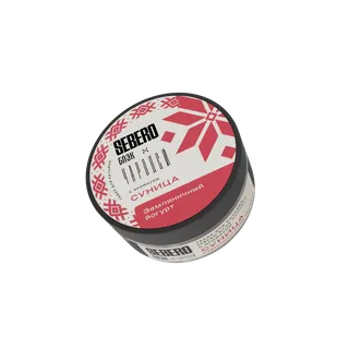 Табак для кальяна - Sebero black x Чародей - Суница (Земляничный йогурт) - 100 г