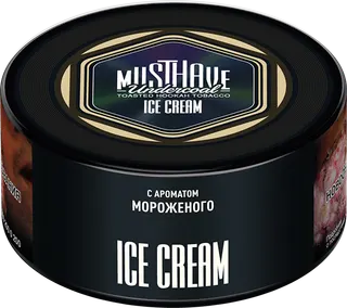 Табак Must Have 125 гр - Ice Cream (СЛИВОЧНОЕ МОРОЖЕНОЕ)