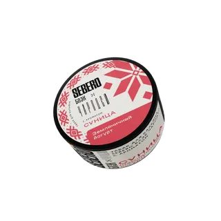 Табак для кальяна - Sebero black x Чародей - Суница (Земляничный йогурт) - 25 г