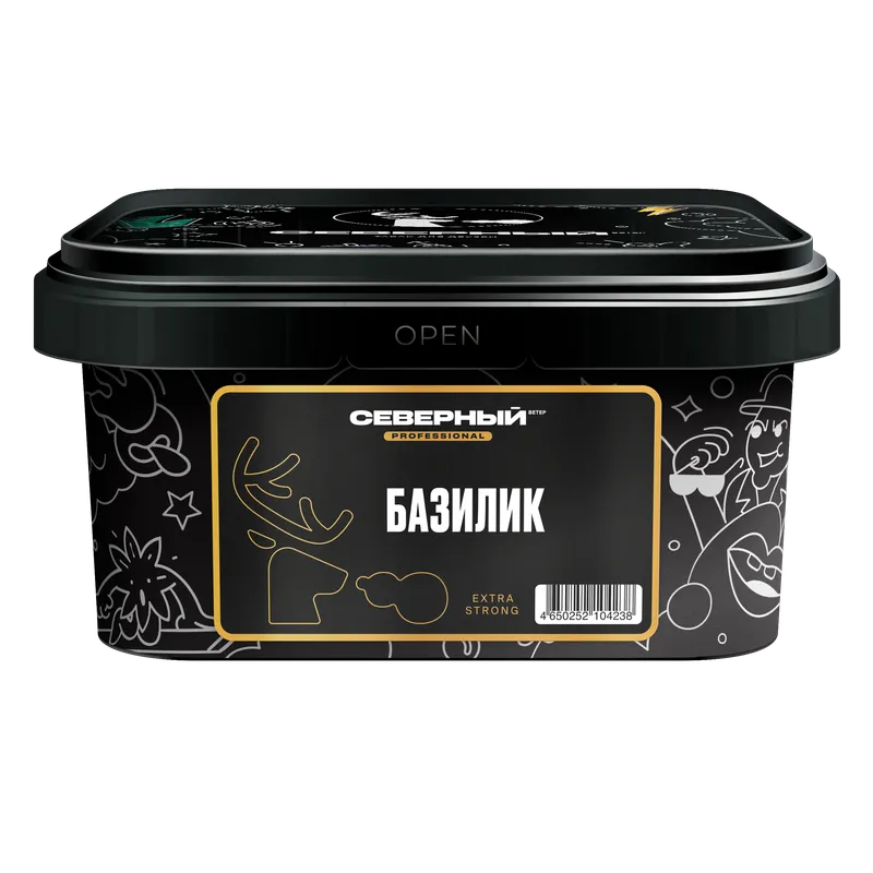 Табак для кальяна - Северный PRO - БАЗИЛИК ( с ароматом базилик ) - 200 г