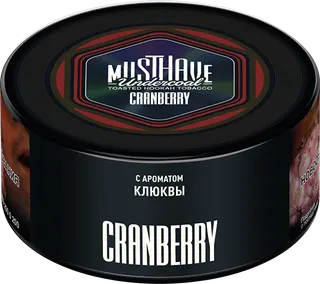 Табак Must Have 25 гр - Cranberry (КЛЮКВА)
