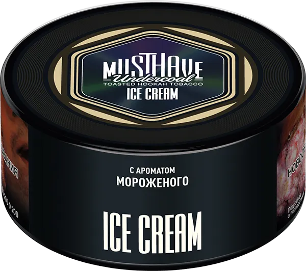 Табак Must Have 25 гр - Ice Cream (СЛИВОЧНОЕ МОРОЖЕНОЕ)