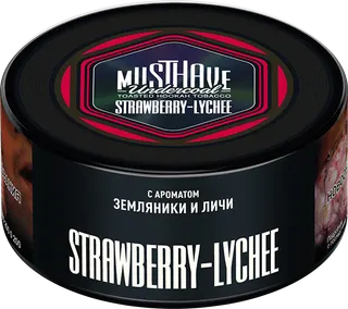 Табак Must Have 25 гр - Strawberry Lychee (ЗЕМЛЯНИКА И ЛИЧИ)