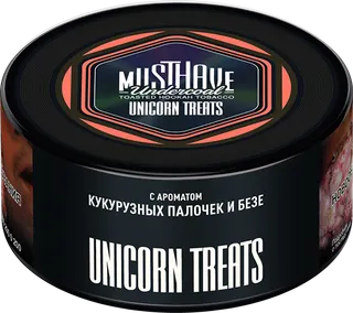 Табак Must Have 25 гр - Unicorn Treats (КУКУРУЗНЫЕ ПАЛОЧКИ И БЕЗЕ)