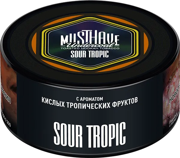 Табак Must Have 25 гр - Sour Tropic (КИСЛЫЕ ТРОПИЧЕСКИЕ ФРУКТЫ)