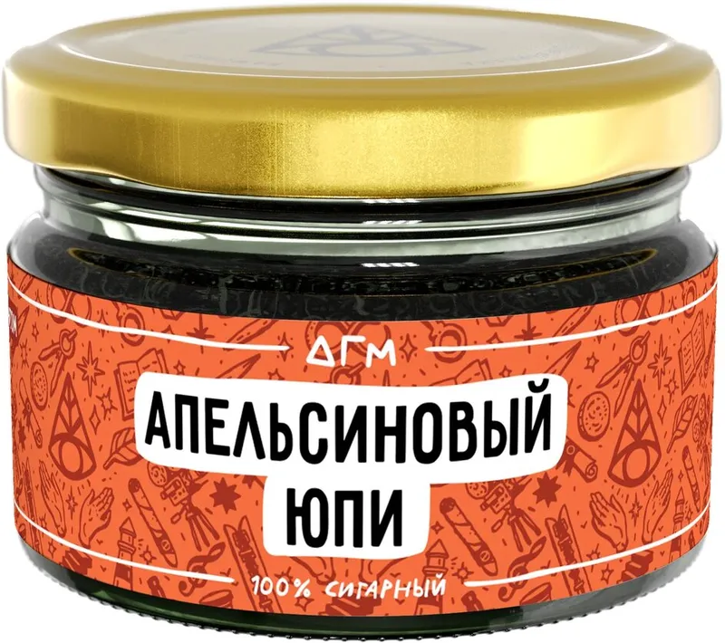 Табак для кальяна - Dogma - АПЕЛЬСИНОВЫЙ ЮПИ ( с ароматом апельсинового юпи ) - 80 г