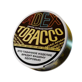Жевательный табак АДЕКС ультрастронг слим  с ароматом  АНАНАС - 9гр (24шт)