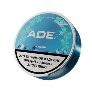 Жевательный табак АДЕКС медиум слим с ароматом АЙС  МИНТ - 9гр (24шт)