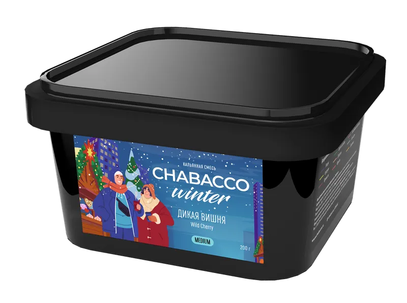 Бестабачная смесь - Chabacco - Medium -  WILD CHERRY ( с ароматом дикая вишня ) - 200 г