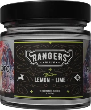 «RANGERS» LEMON – LIME с ароматом лимона и лайма, 100 грамм