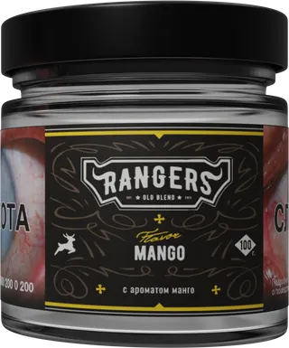 «RANGERS» MANGO с ароматом манго, 100 грамм