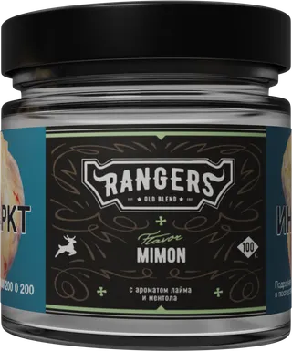«RANGERS» MIMON с ароматом лайма и ментола, 100 грамм